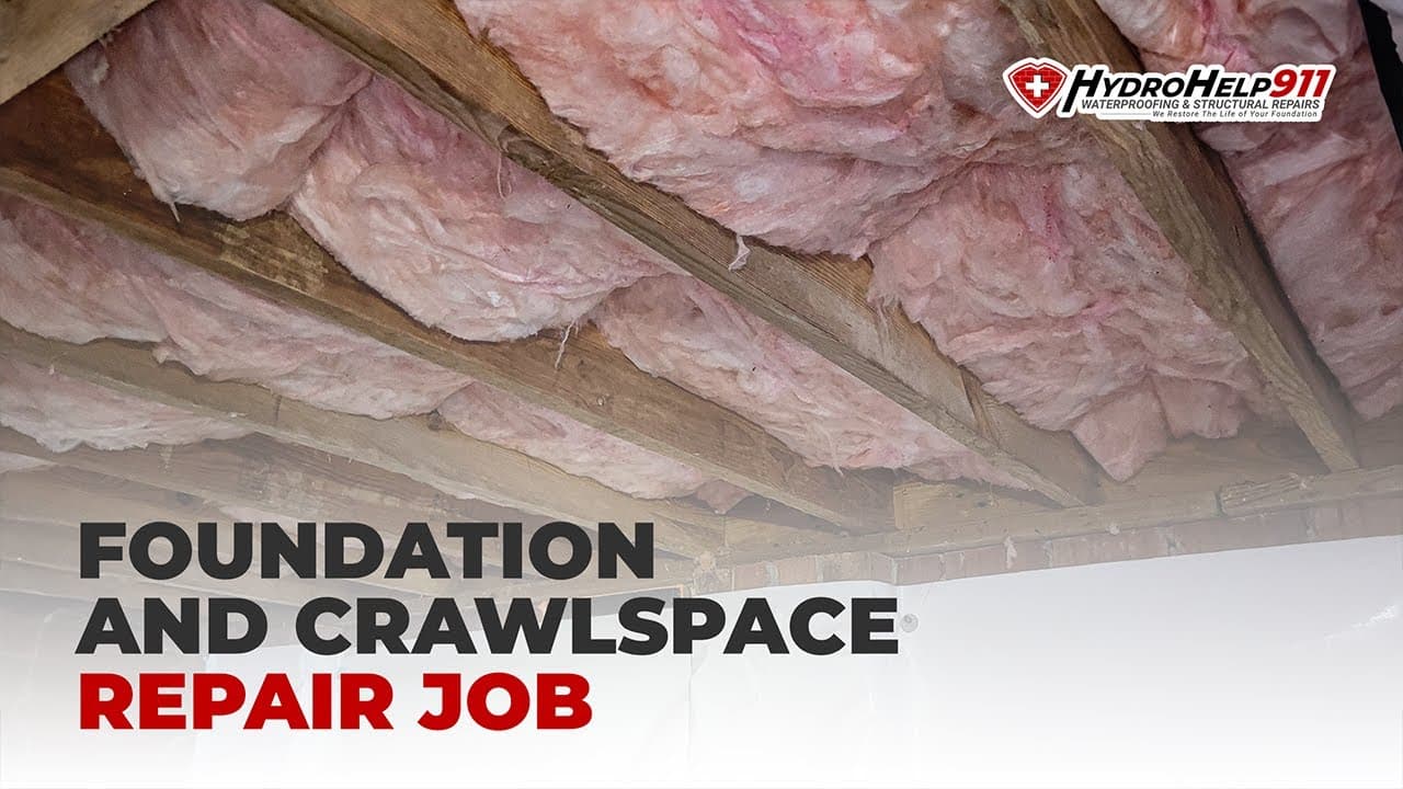 Foundation and Crawl Space Repair in Huntersville, NC: a Case Study. Video preview.