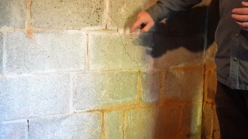 A Basement Cellar Walkthrough: Water Intrusion and Standing Water. Video preview.