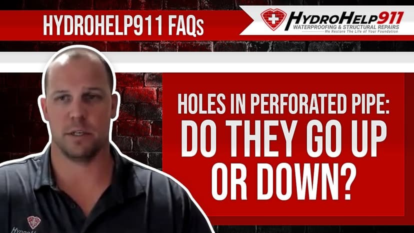 Do the Holes in Perforated Pipe Face up or Down?. Video preview.