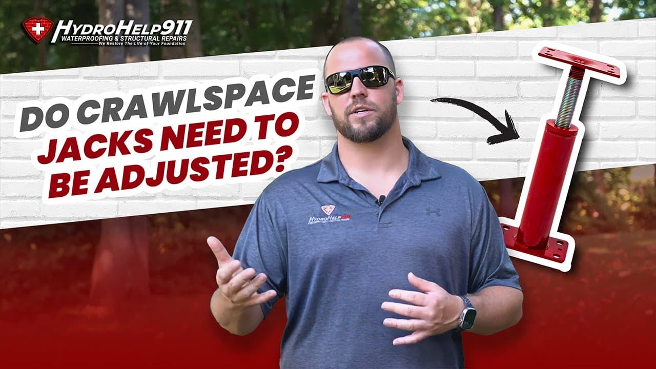 Will Crawl Space Jacks Need to Be Adjusted in the Future?. Video preview.