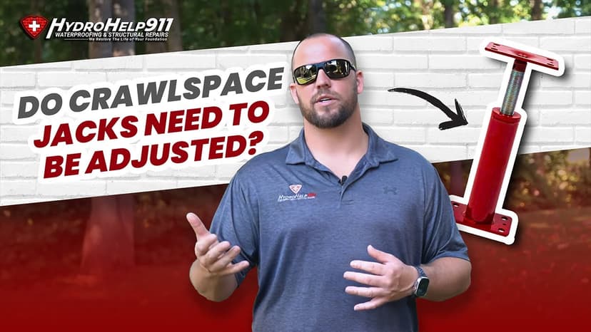Will Crawl Space Jacks Need to Be Adjusted in the Future?. Video preview.
