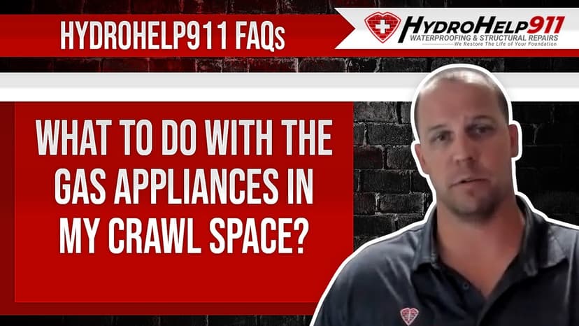 What to Do With Gas Appliances in a Crawl Space. Video preview.