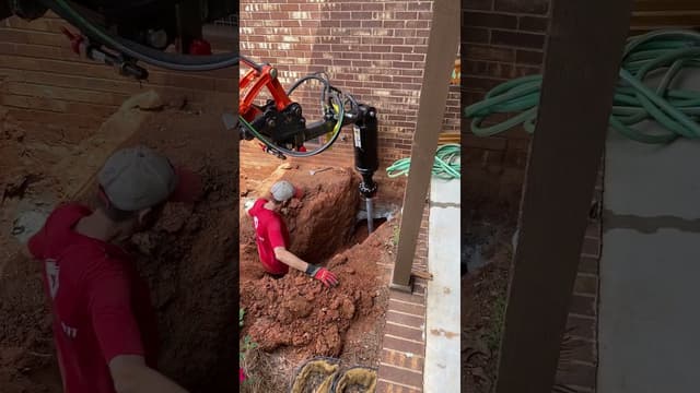 A Helical Pier Installation in Lincolnton, NC. Video preview.