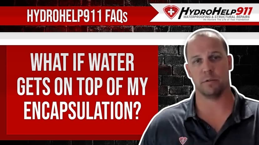 What to Do If Water Gets on Top of an Encapsulation. Video preview.