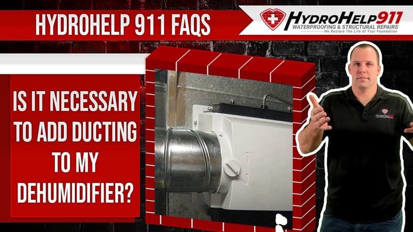 Is It Necessary to Add Ducting to a Crawl Space Dehumidifier?. Video preview.
