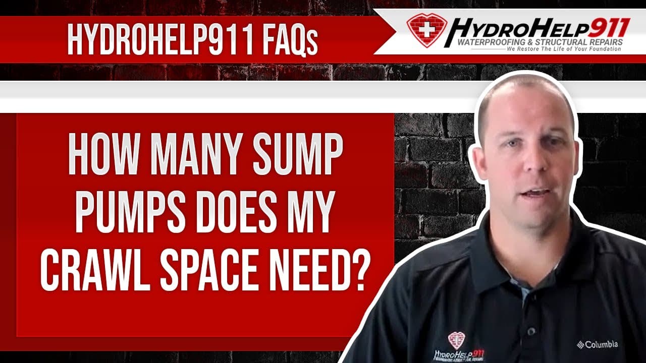 How Many Sump Pumps Does a Crawl Space Need?. Video preview.
