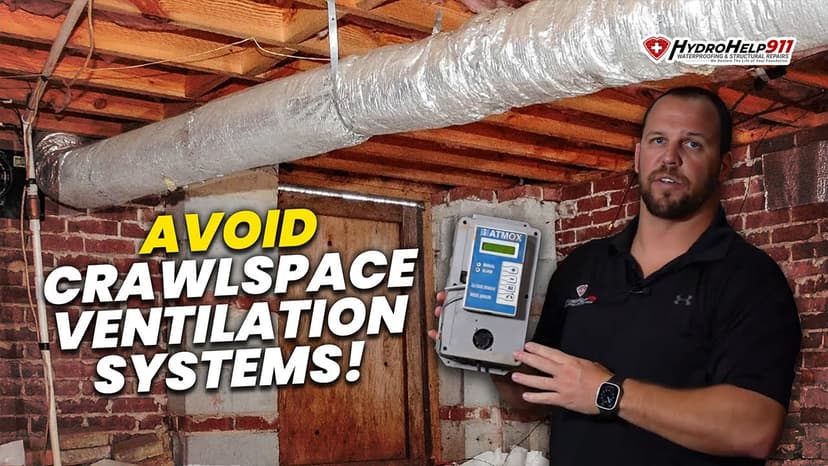 Do Ventilation Systems Work in a Crawl Space?. Video preview.