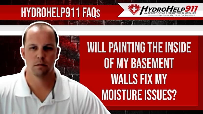 Will Painting the Inside of Basement Walls Fix a Moisture Problem?. Video preview.