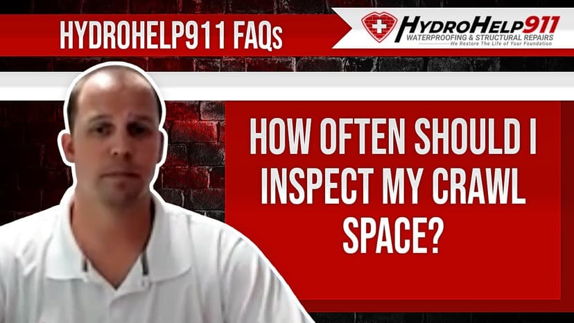 How Often to Inspect a Crawl Space. Video preview.