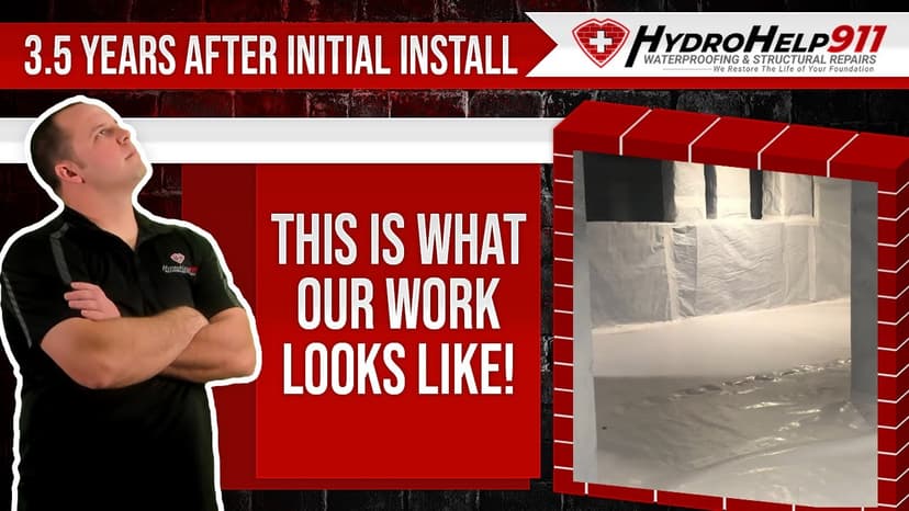 A Crawl Space Three and a Half Years After Installation. Video preview.
