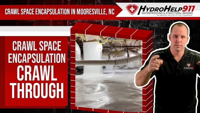 A Walkthrough of a Crawl Space Encapsulation. Video preview.