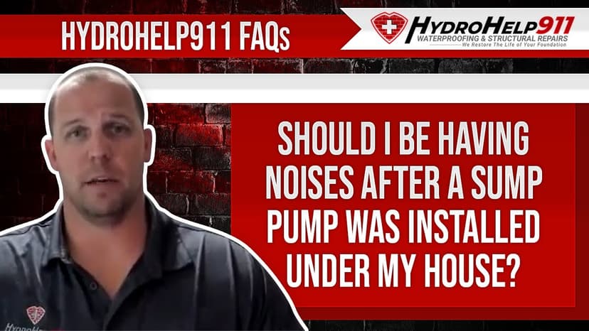 Should a Sump Pump Make Noise After It Is Installed Under a House?. Video preview.