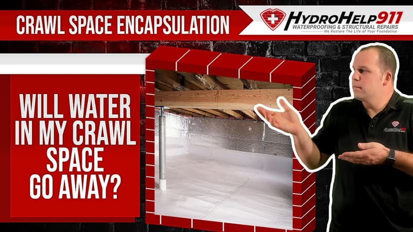 Will Water in a Crawl Space Go Away?. Video preview.