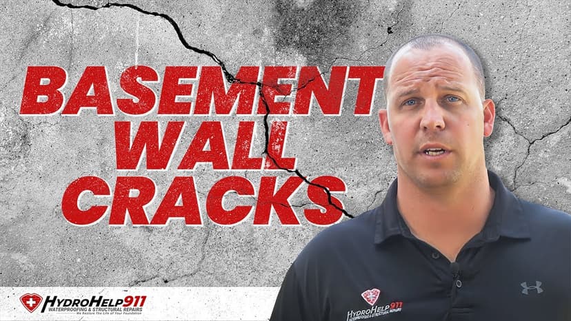 Basement Wall Cracks: Causes and Repair. Video preview.