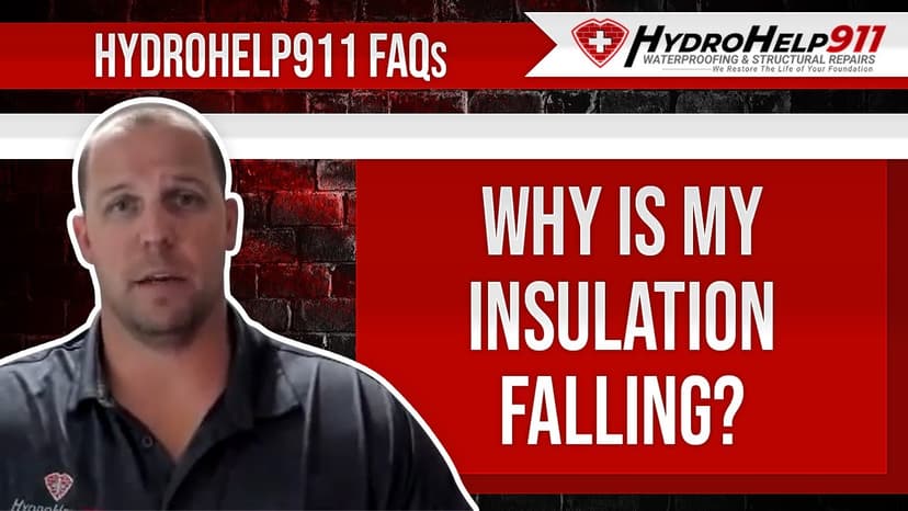 Why Crawl Space Insulation Falls Down. Video preview.