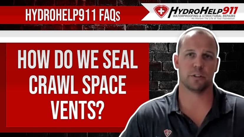 How Crawl Space Vents Are Sealed. Video preview.