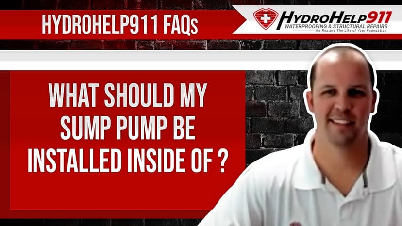 What a Sump Pump Should Be Installed Inside Of. Video preview.
