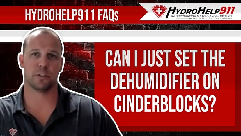 Can a Crawl Space Dehumidifier Sit on Cinder Blocks?. Video preview.
