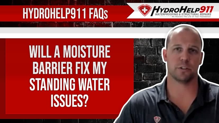 Will a Moisture Barrier Solve Standing Water in a Crawl Space?. Video preview.
