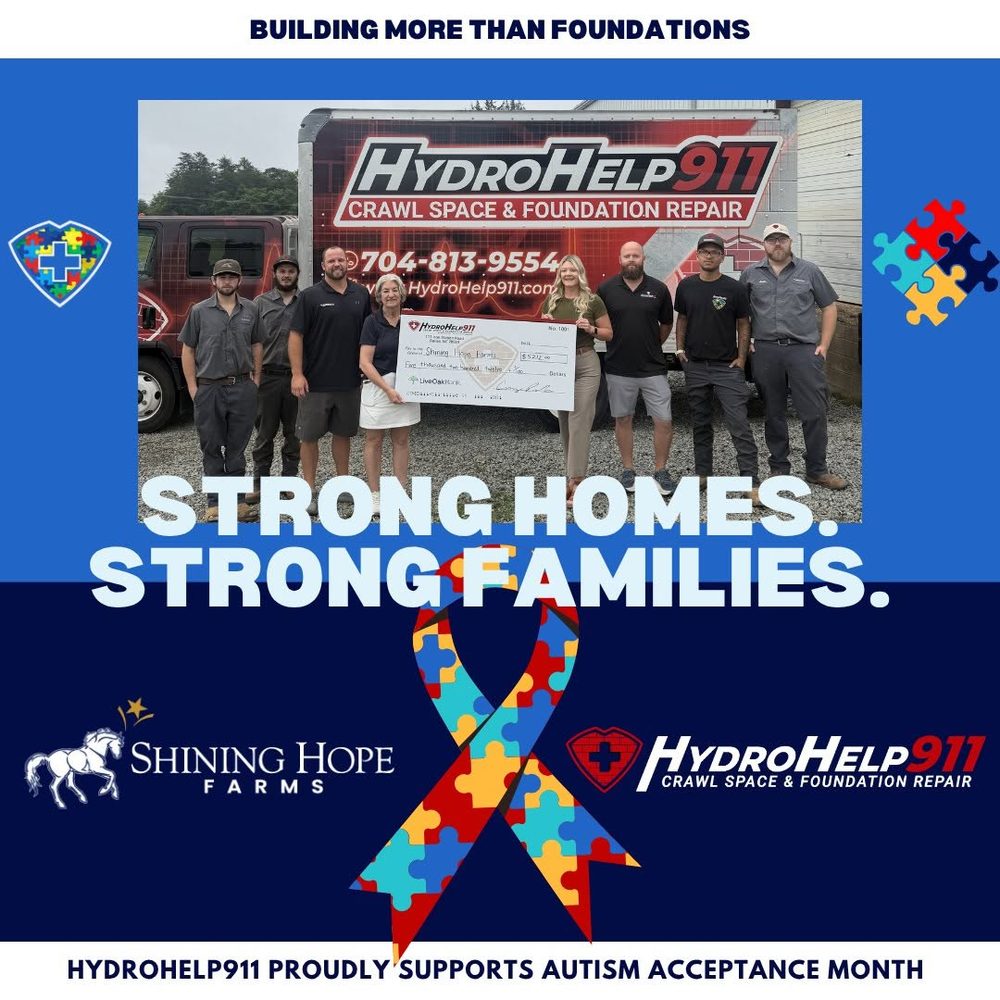HydroHelp911 supports Autism Acceptance Month with a $5,212 donation to Shining Hope Farms