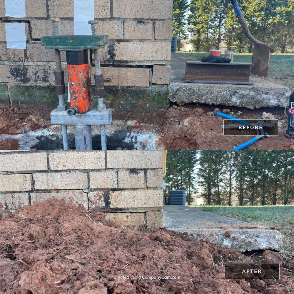 Slab Piers installation by HydroHelp911