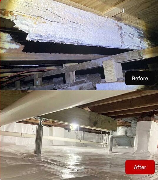 Uneven Floors at a HydroHelp911 project