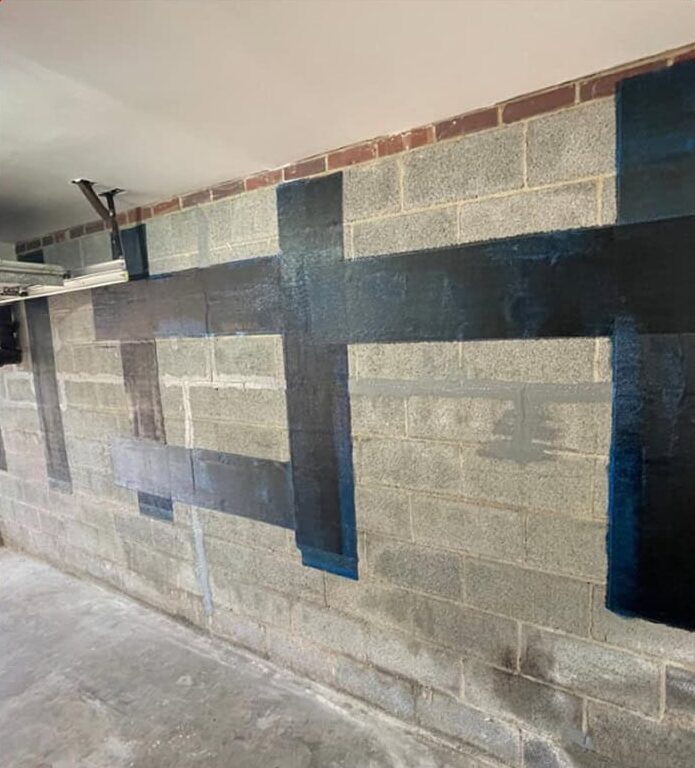 Large Cracks from Shifting or Water Pressure at a HydroHelp911 project
