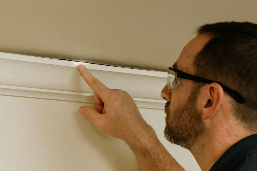 Ceiling Gaps at a HydroHelp911 project