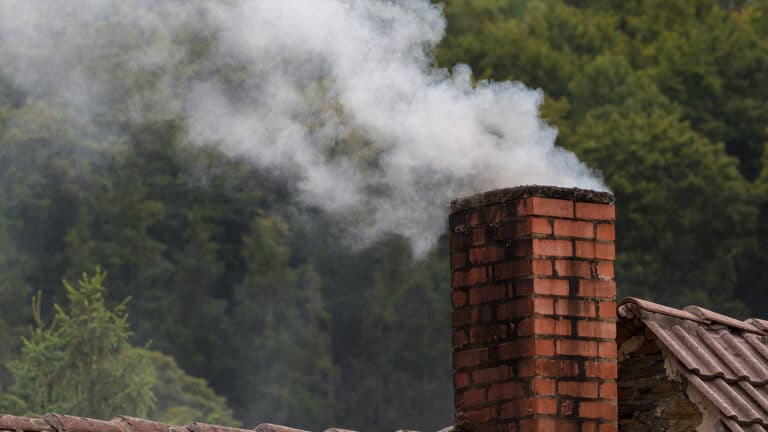 Leaning Chimney Repair by HydroHelp911