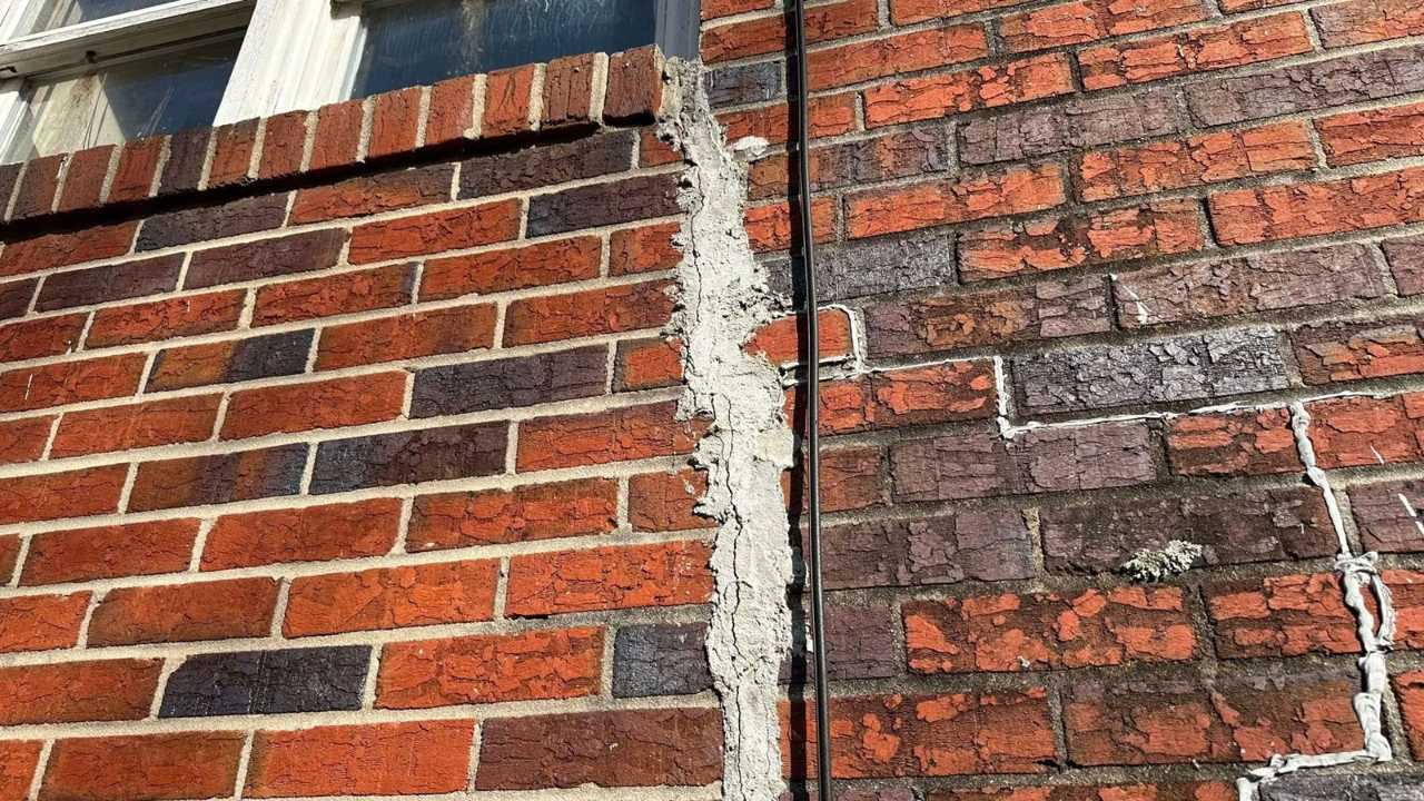 Cracked Bricks at a HydroHelp911 project