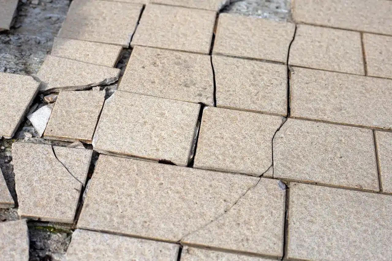 Underlying cause of cracks in floor tiles and grout in Carolinas homes