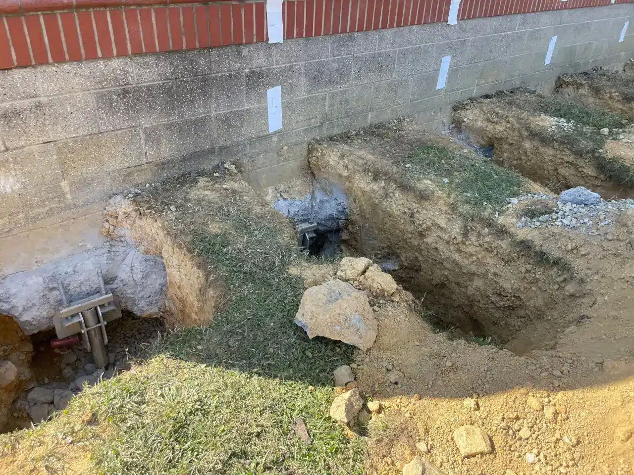 Foundation Underpinning installation by HydroHelp911