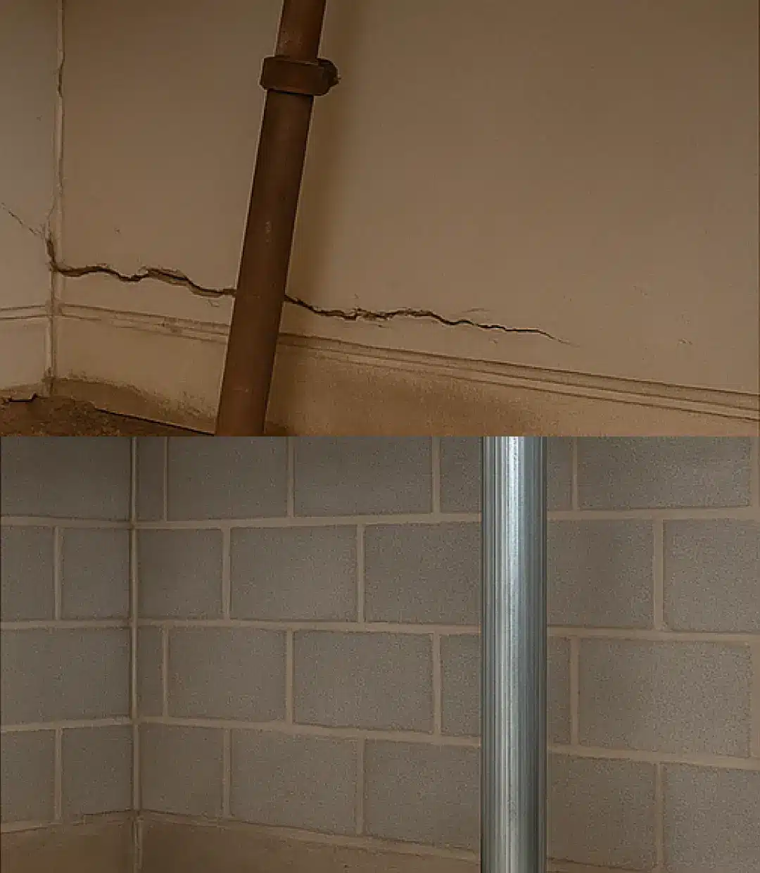 Early warning signs of bowing walls on a Carolinas home