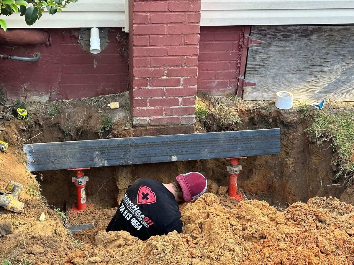 Micro Piles installation by HydroHelp911