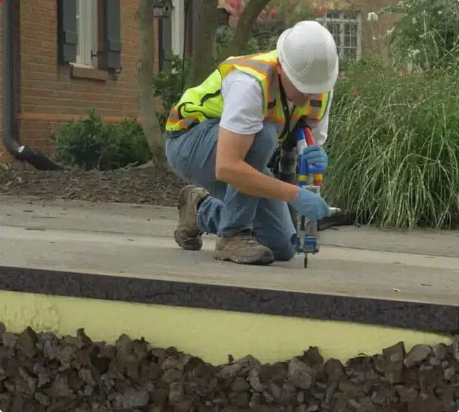 Grout Injection (Chemical Grouting) installation by HydroHelp911