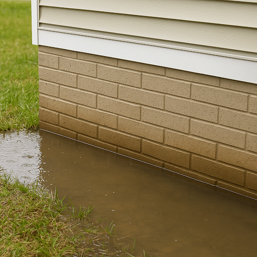 Underlying cause of improper drainage in Carolinas homes