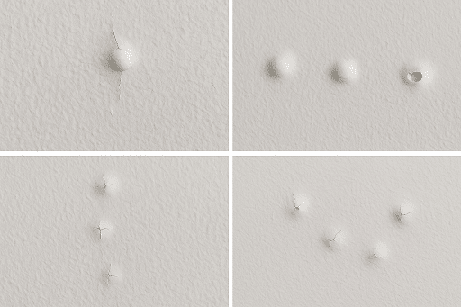 Early warning signs of drywall nail pops on a Carolinas home
