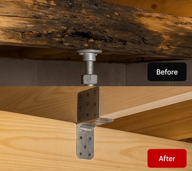 Underlying cause of ceiling gaps in Carolinas homes