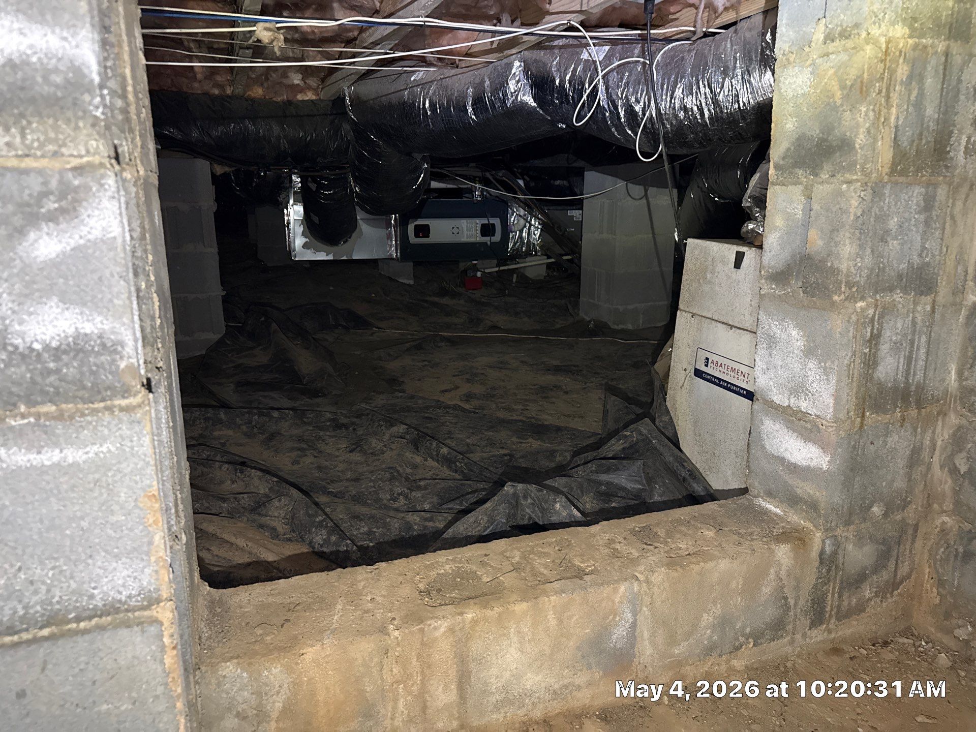Job-site photo 5: Crawl Space Encapsulation in Charlotte, NC