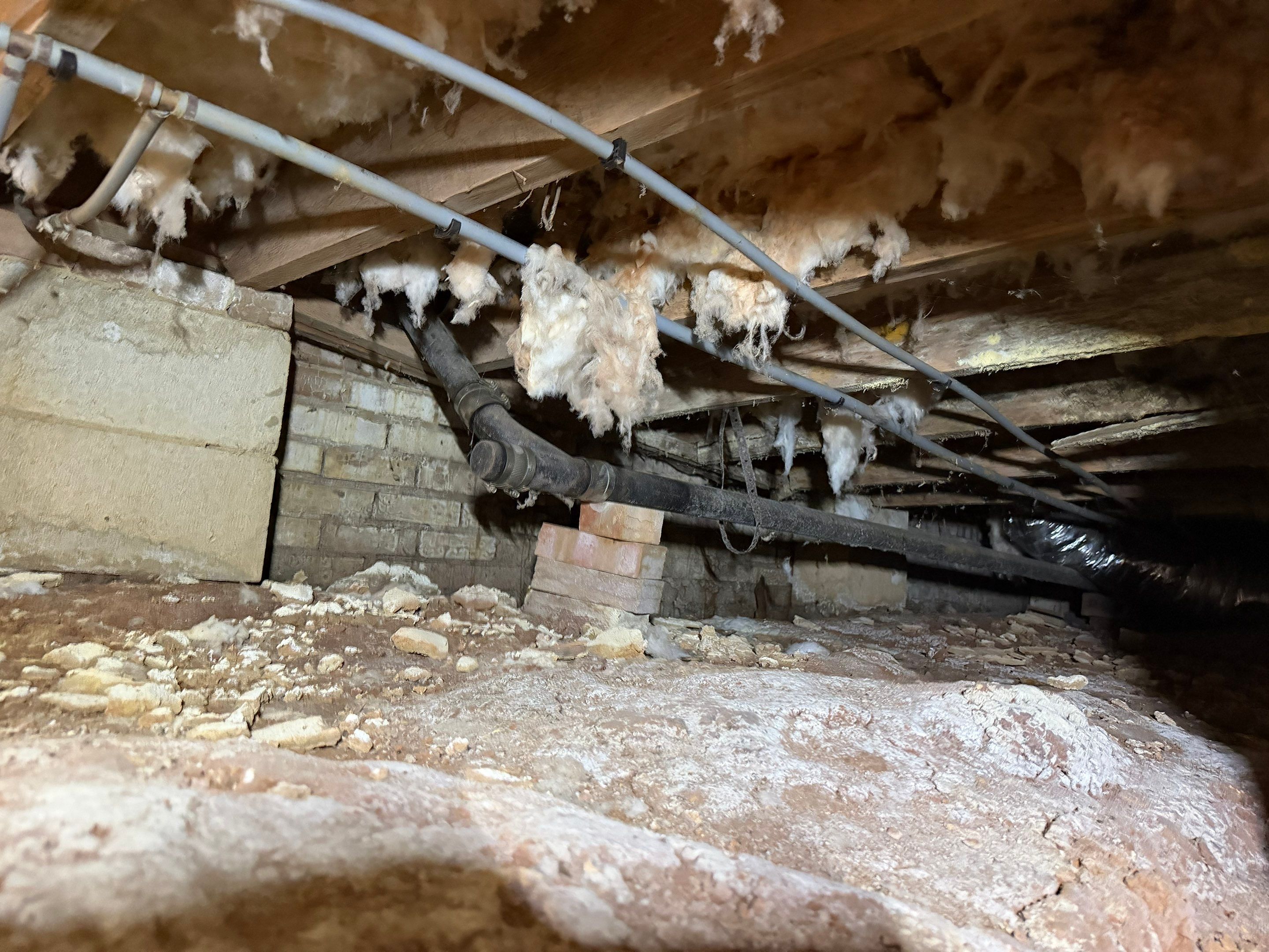 Job-site photo 2: Crawl Space Structural Support & Encapsulation in Matthews, NC