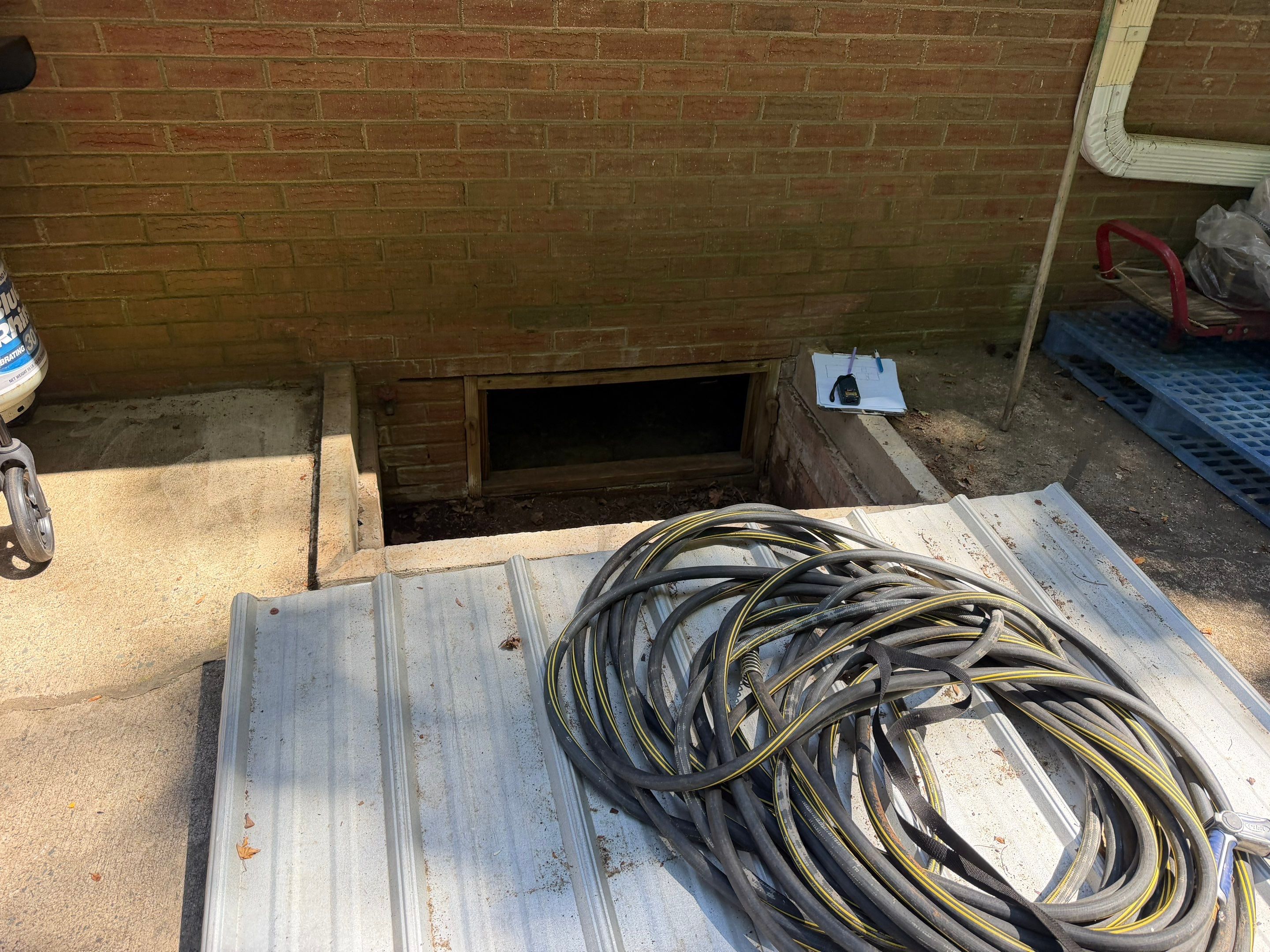 Job-site photo 5: Crawl Space Structural Support & Encapsulation in Matthews, NC
