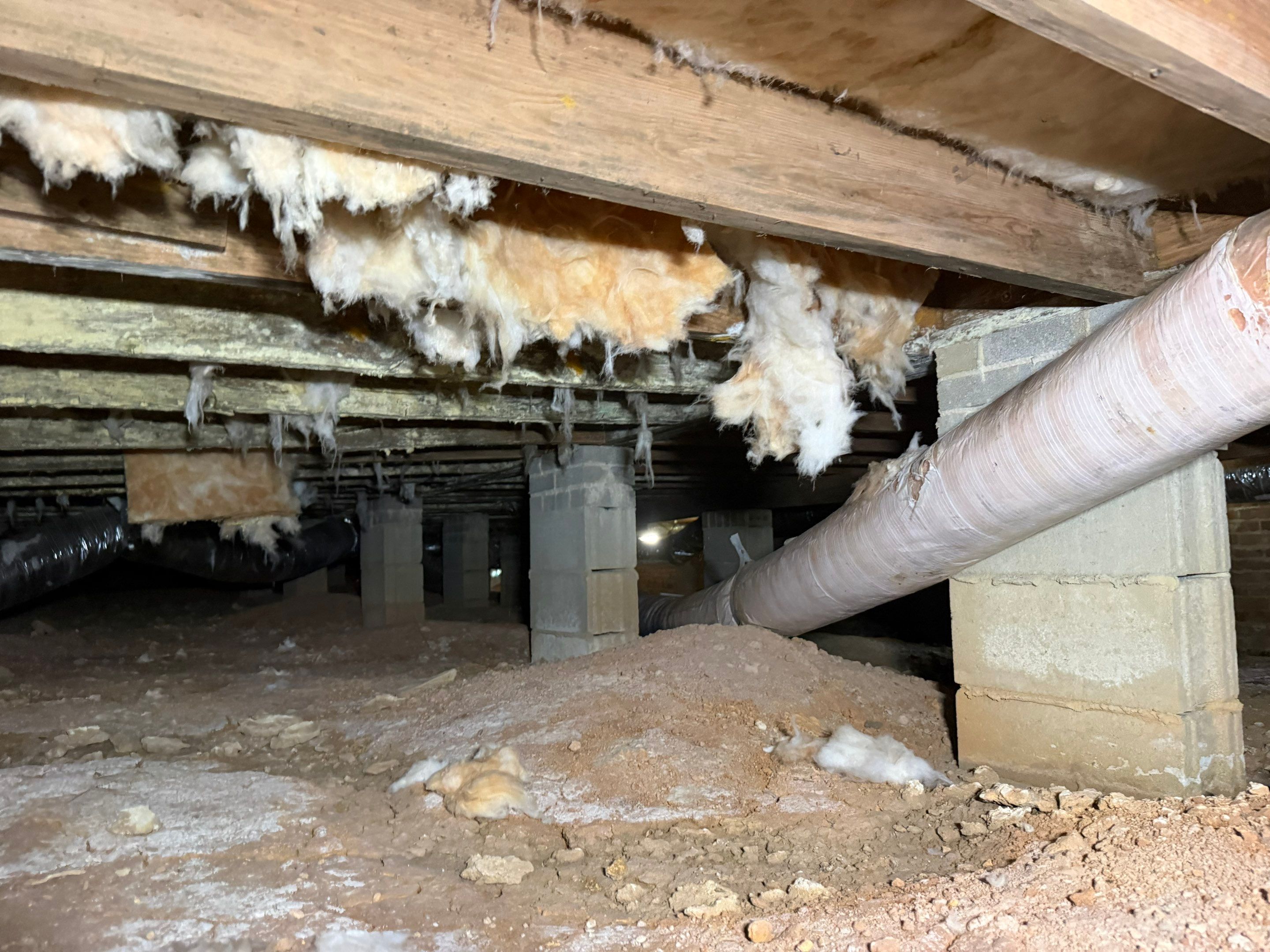 Job-site photo 6: Crawl Space Structural Support & Encapsulation in Matthews, NC