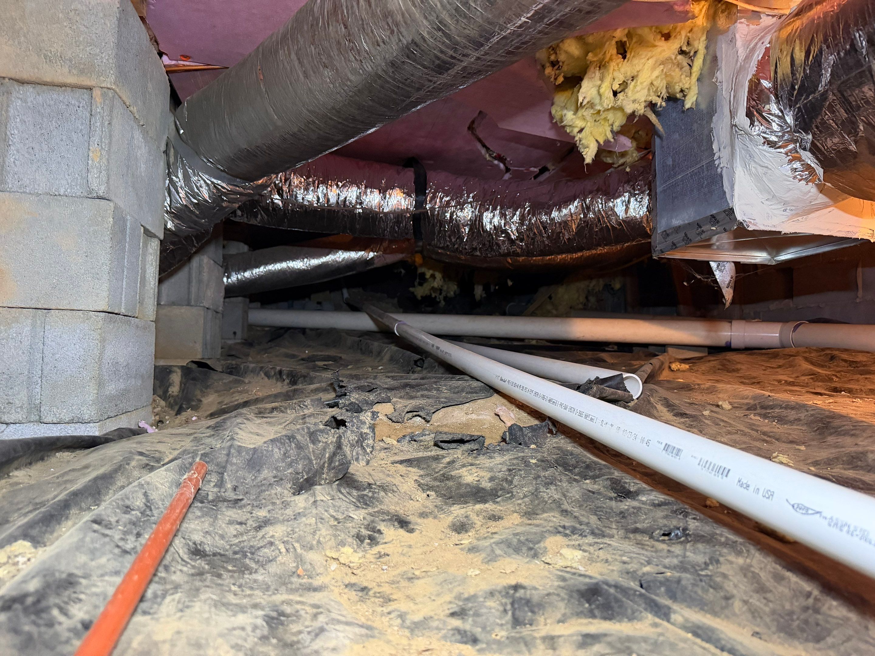 Job-site photo 5: Basement Waterproofing in Matthews, NC