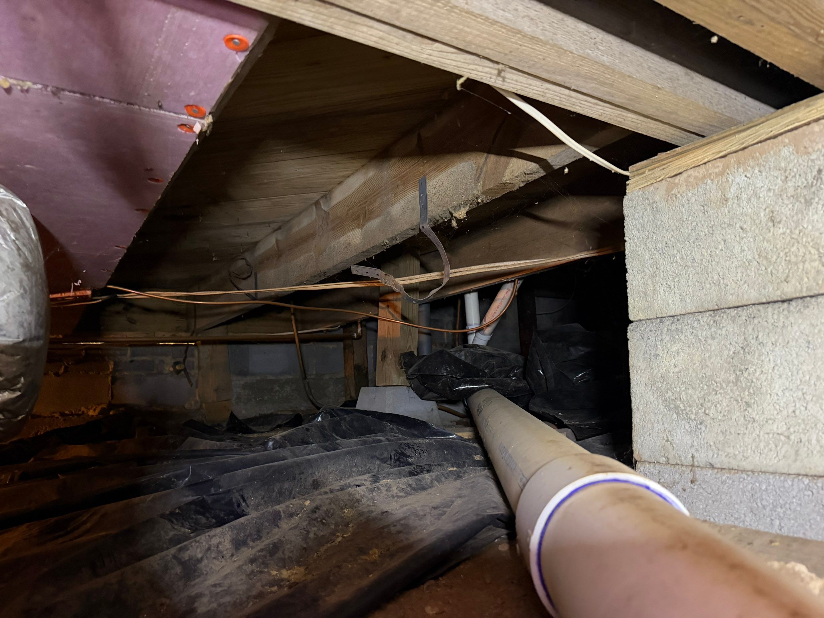 Job-site photo 7: Basement Waterproofing in Matthews, NC