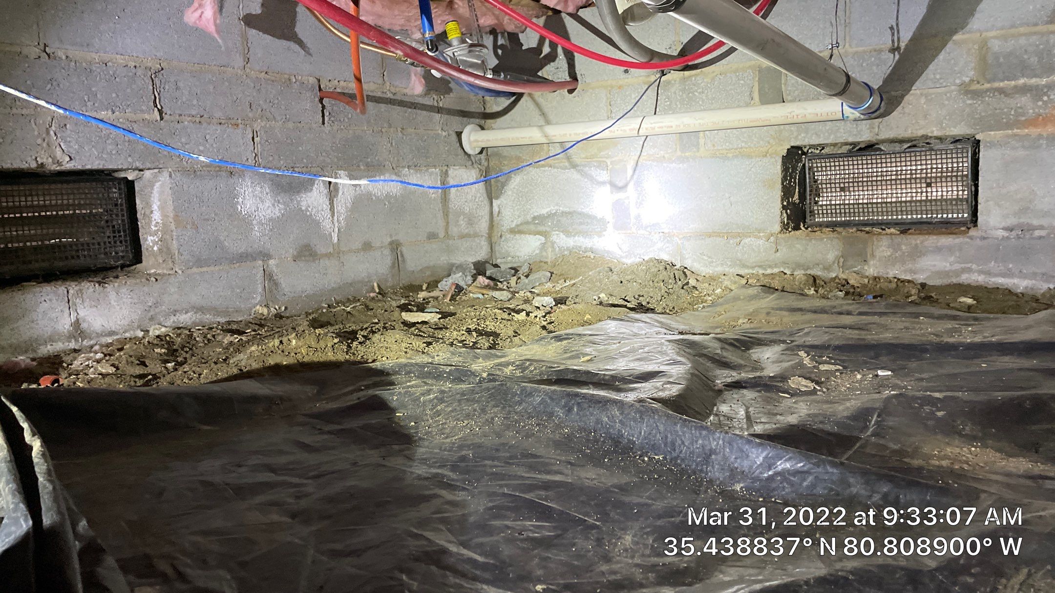 Job-site photo 4: Crawl Space Encapsulation in Huntersville, NC