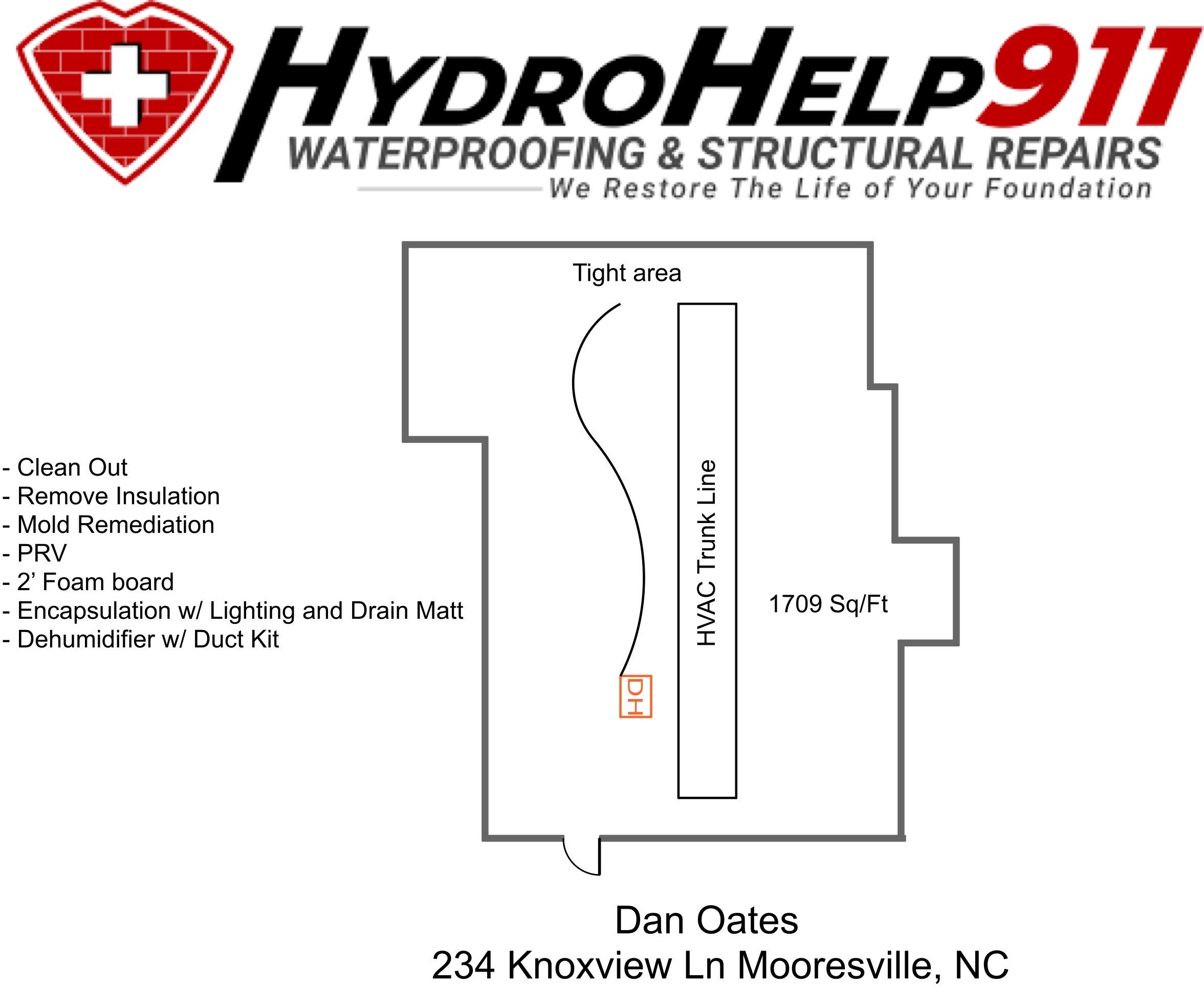 Job-site photo 9: Crawl Space Encapsulation in Mooresville, NC